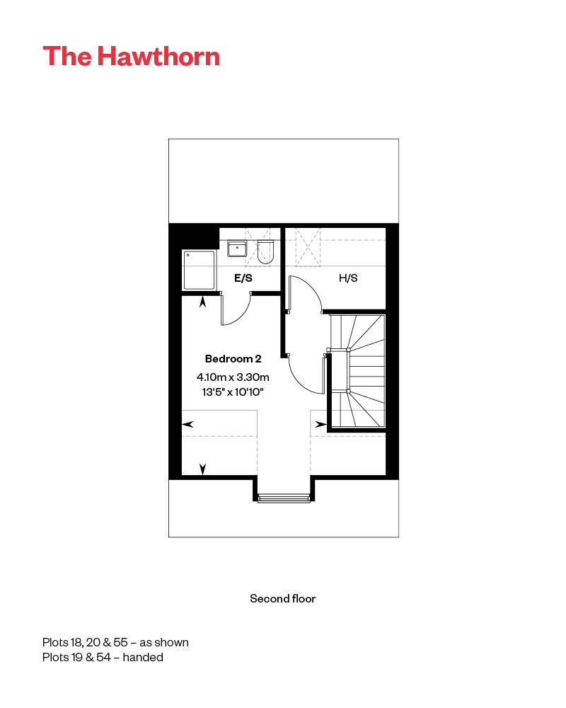 The Hawthorn SF Floor Plan Ingatestone Grove, Essex