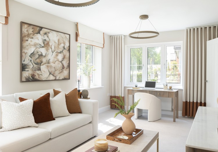 Living room of house for sale in Winchester, Hampshire