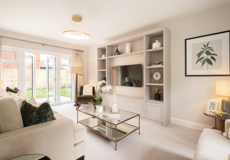 Showhome image of the Rowan at Knightwood Chase. Four bedroom home for sale in Fordingbridge