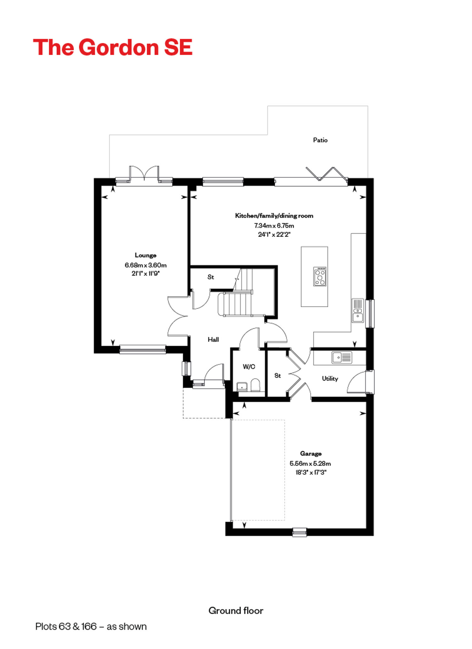 5918601 CALA WEST Cornhill Village Home Styles Web Floorplans 800X1200 The Gordan SE GF 7419095
