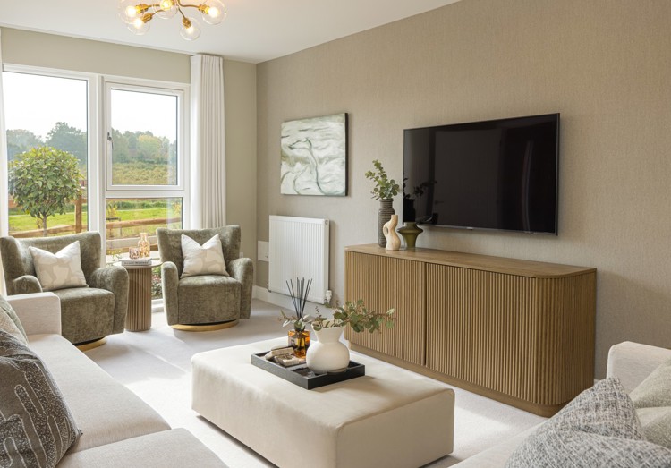 Living room of house for sale in Winchester, Hampshire