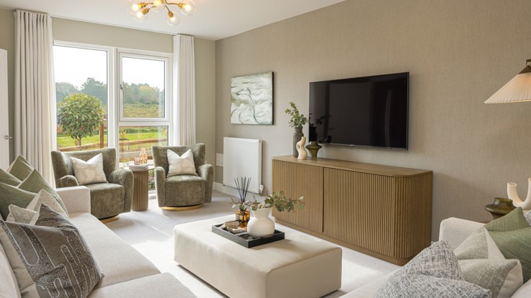 Living room of house for sale in Winchester, Hampshire