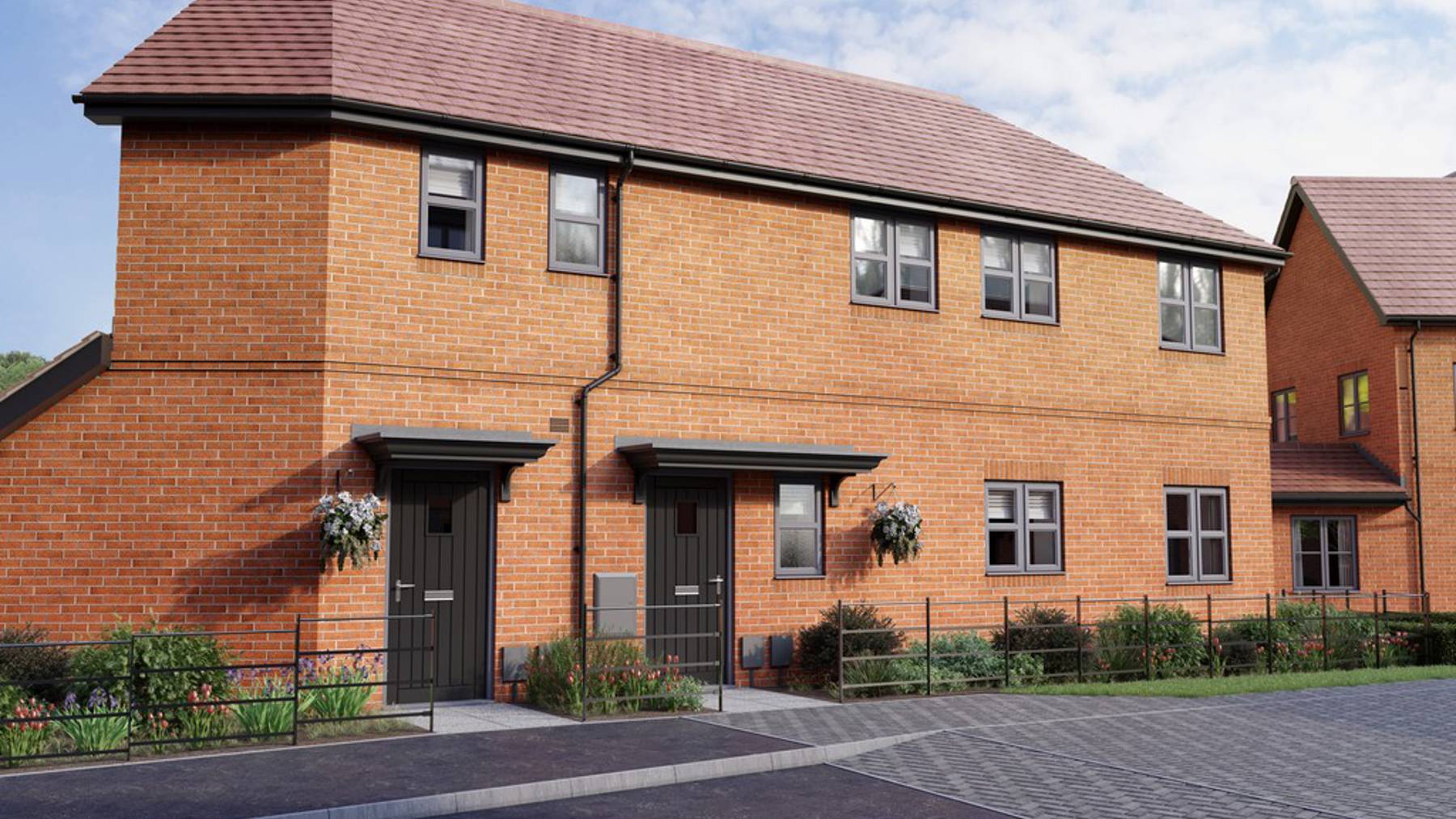 The Aster Apartments CGI Ingatestone Grove