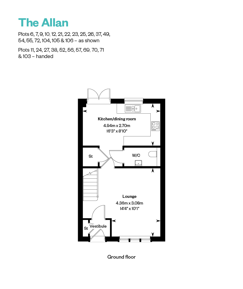 5642870 CALA EAST Millgate Lawns COMPOSITE The Allan Floorplan Amends Web 800X1200 GF1 7096185