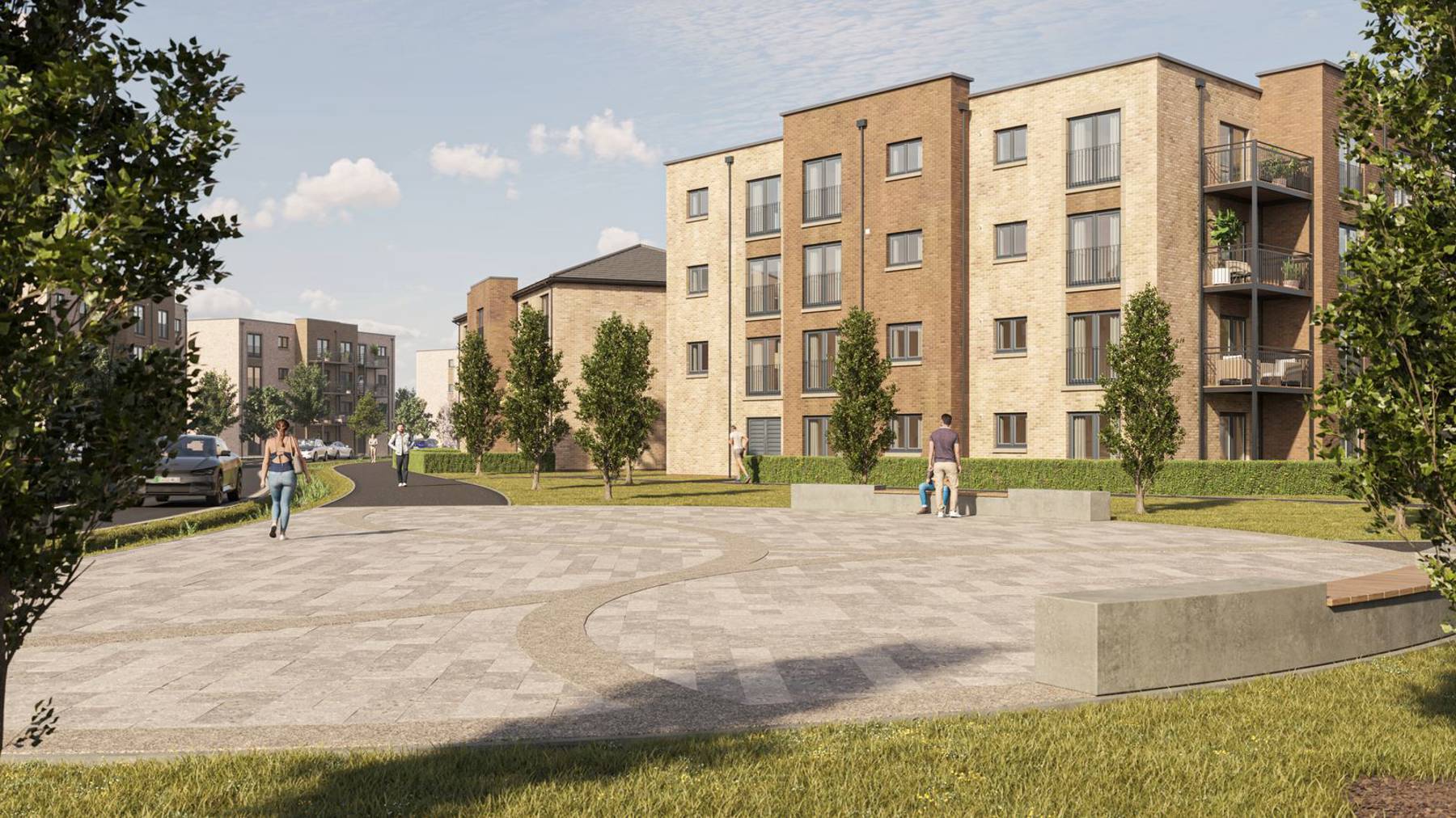 The Craigie Apartments | Street Scene | Rosebery Wynd, South Queensferry