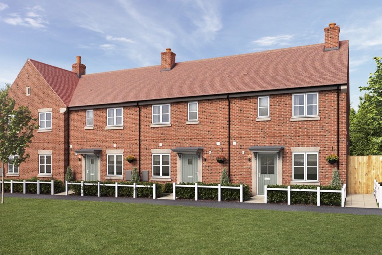 Computer Generated Image of house for sale at Worting Park. New homes for sale in Basingstoke