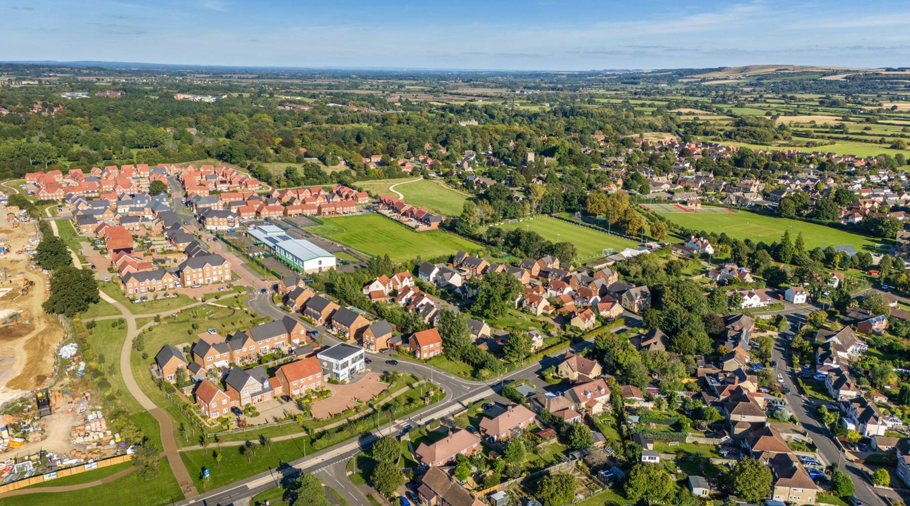 Cross Trees Park Ariel Photo Shrivenham