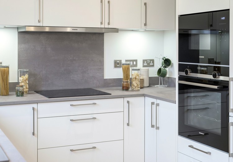3 bedroom showhome | studio-designed kitchen with Siemens integrated appliances and modern finishes