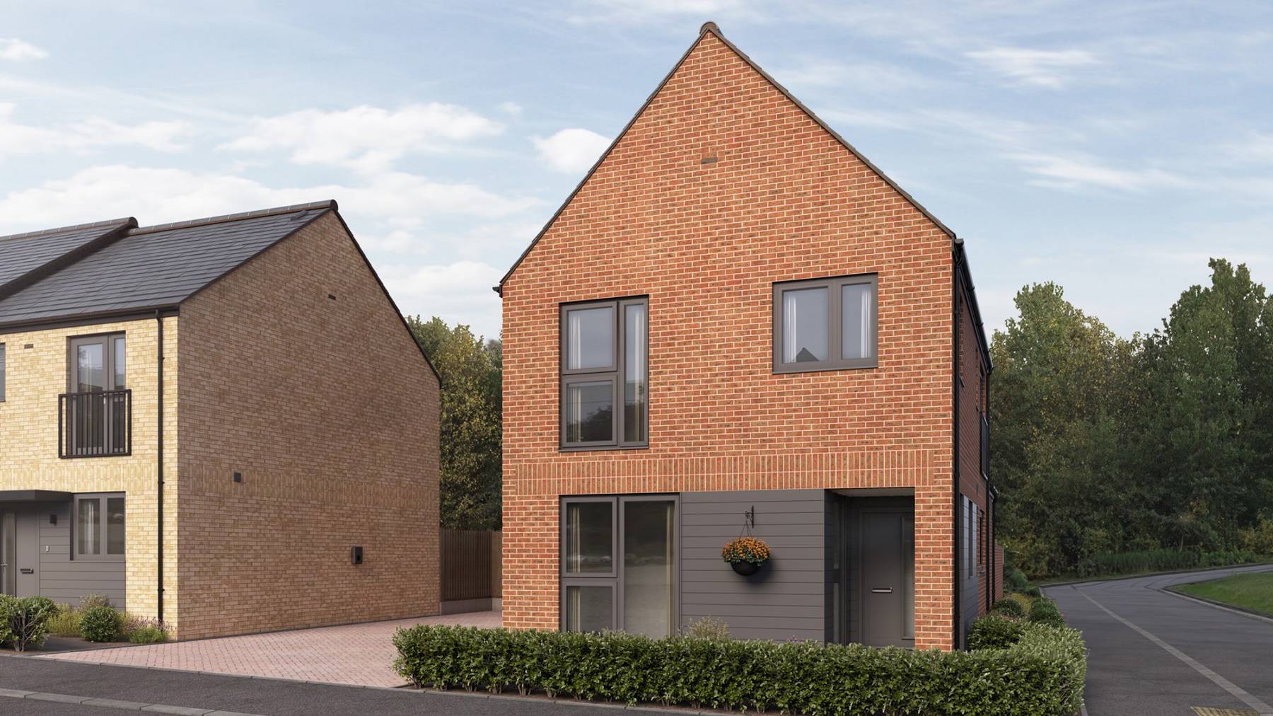 Computer Generated Image of The Everglade. Houses for sale in Winchester