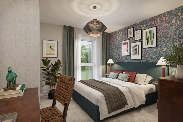 Show apartment CGI | Bedroom one