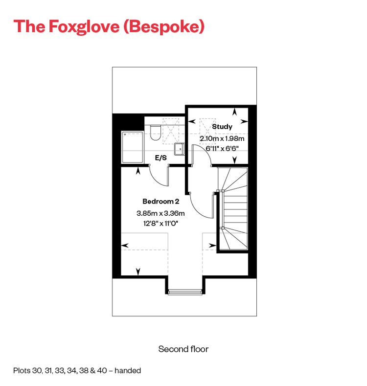 The Foxglove Bespoke SF Floor Plan Ingatestone Grove, Essex