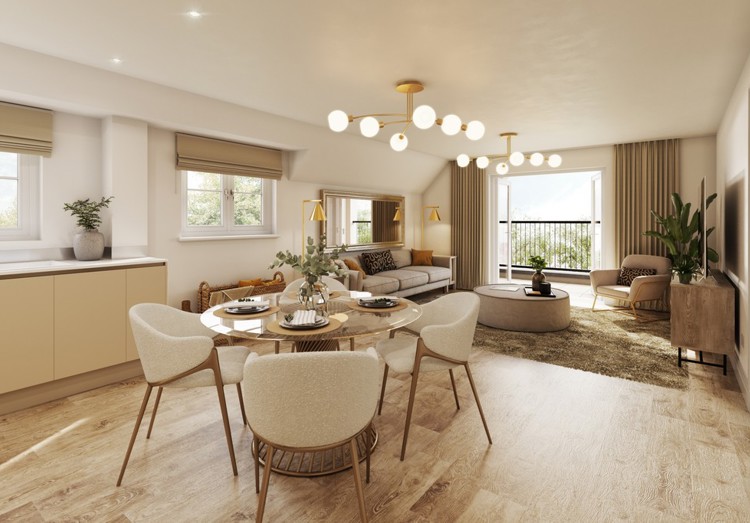 Edmund Park Apartment Plot 123 Living Area