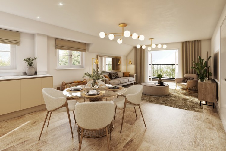Edmund Park Apartment Plot 123 Living Area