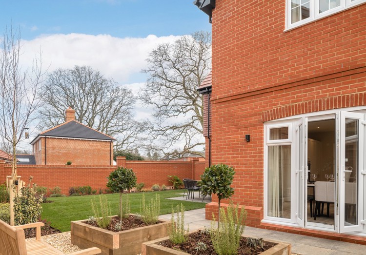 Showhome image of the Rowan at Knightwood Chase. Four bedroom home for sale in Fordingbridge