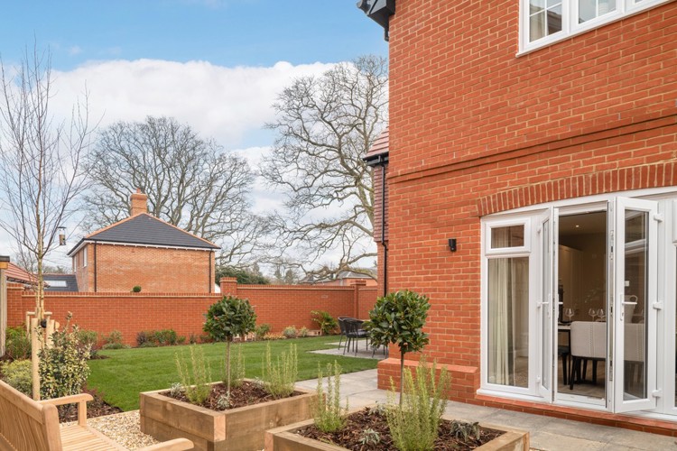 Showhome image of the Rowan at Knightwood Chase. Four bedroom home for sale in Fordingbridge