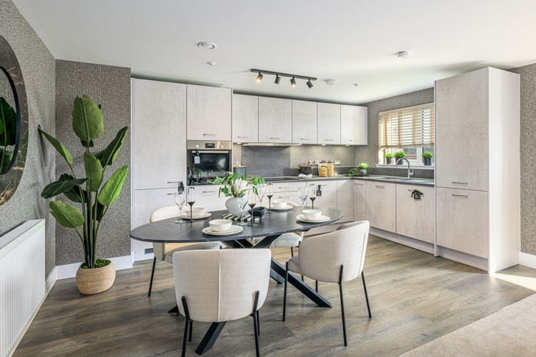 Show apartment | high specification kitchen and dining area