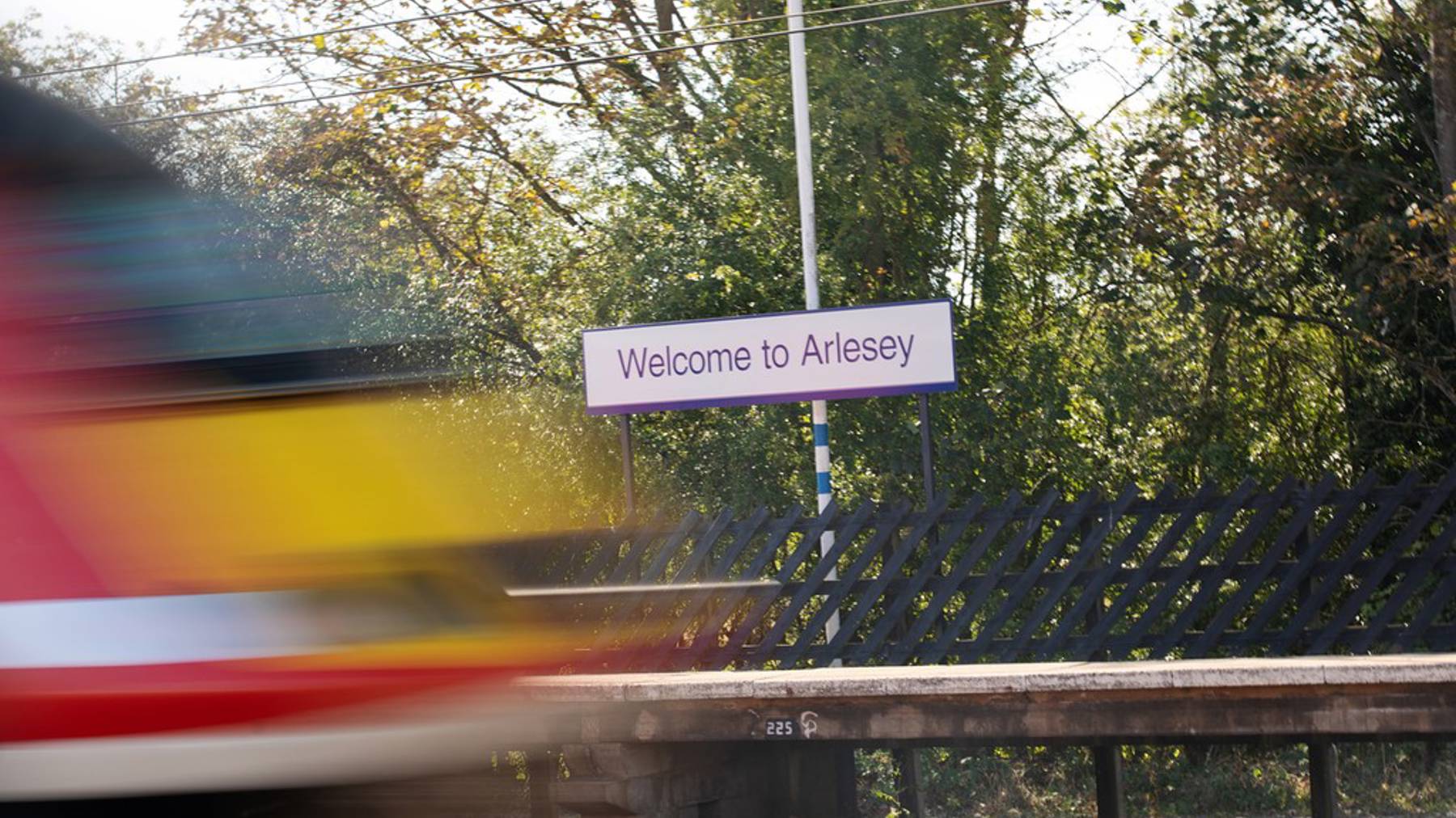 Arlesey Train Station Samuel Gardens, Arlesey