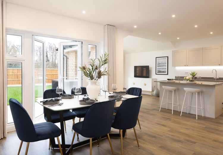 The Whitebeam, Samuel Gardens, Kitchen Dining Room