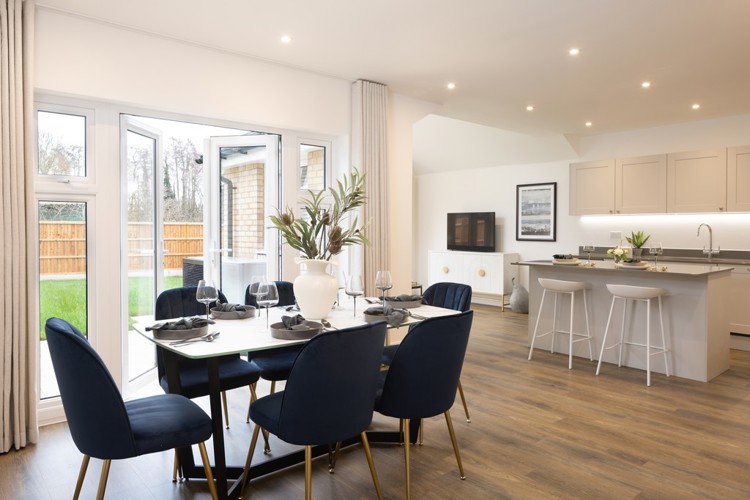 The Whitebeam, Samuel Gardens, Kitchen Dining Room