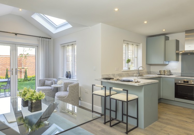 Kitchen / Dining / Family room of houses for sale in Egham Surrey
