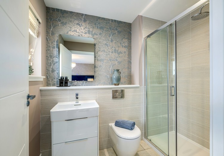 4 bedroom showhome | sleek en suites with chrome fittings and full-height tiling