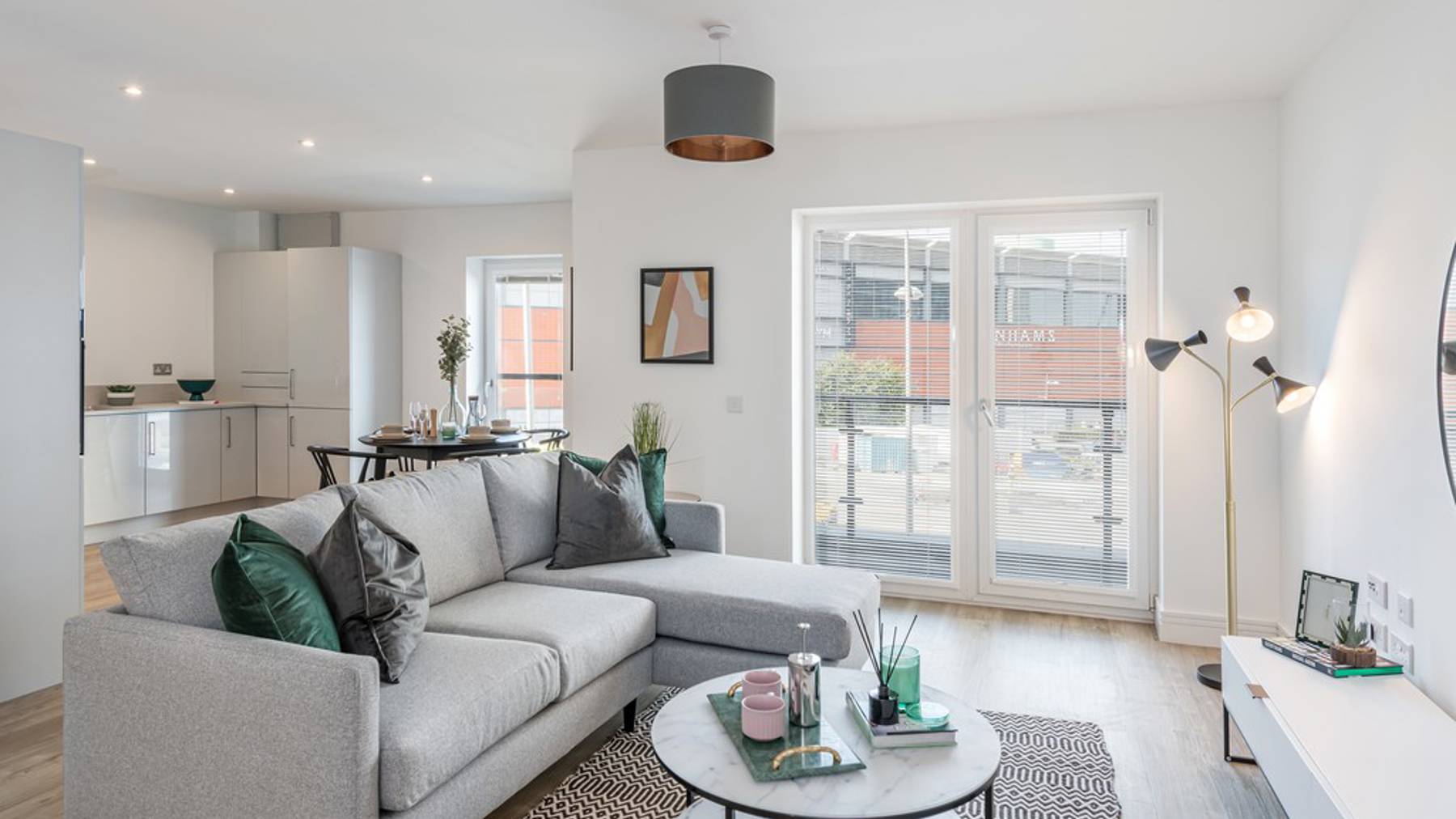 Burwell Apartments FF 1 Bed Netherhall Kitchen Diner