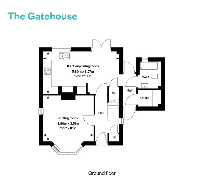 3 bedroom property for sale in Weybridge