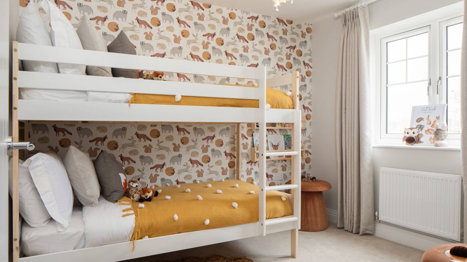 Indicative photography of a bedroom from a 2 bedroom home for sale at The Orchards in Purton, Wiltshire, built by CALA Homes