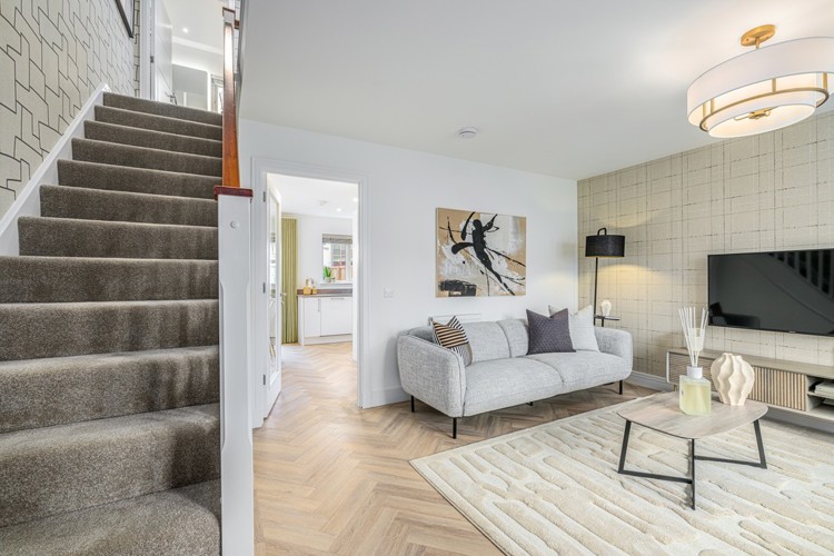 3 bedroom showhome | generous lounge 