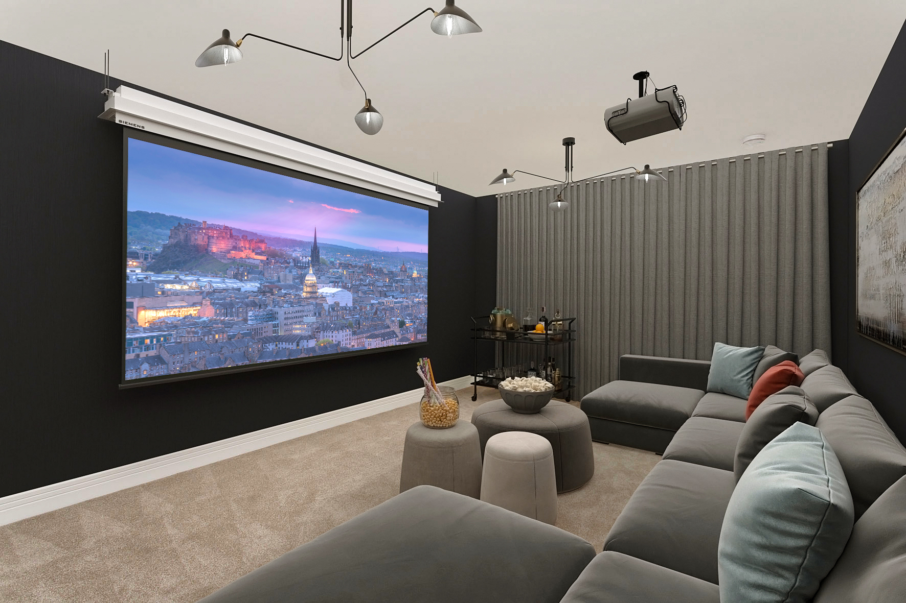 VI Social 01 Living Cinema Room