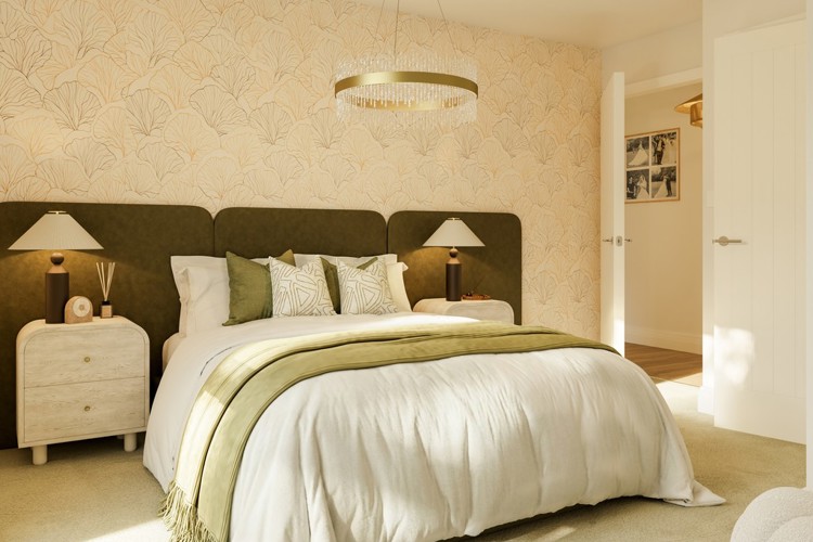 Hale Apartment Bed1 CGI Waterbeach, Cambridge