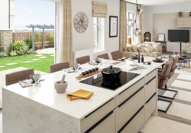 Vb1631522 Print Logan Kitchen To Family Area