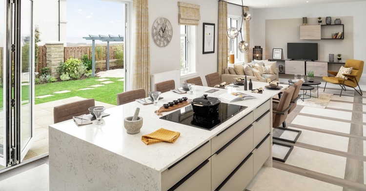 Vb1631522 Print Logan Kitchen To Family Area