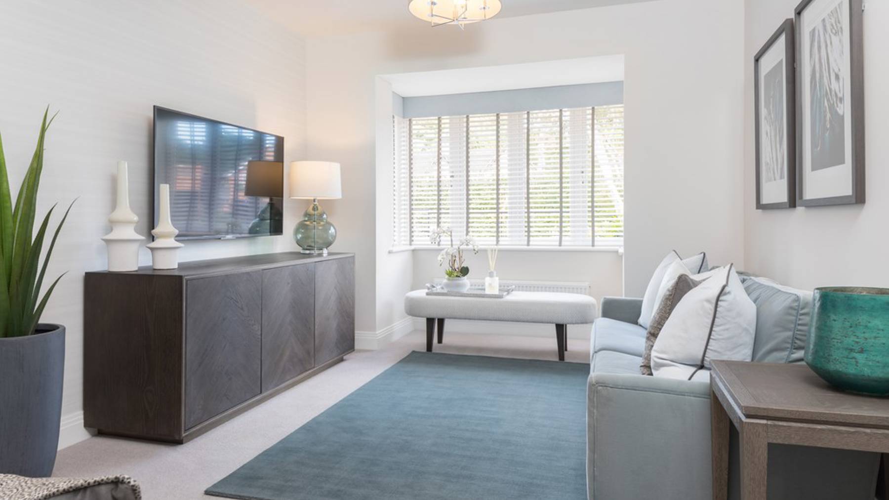 Living room photography of homes for sale in Egham