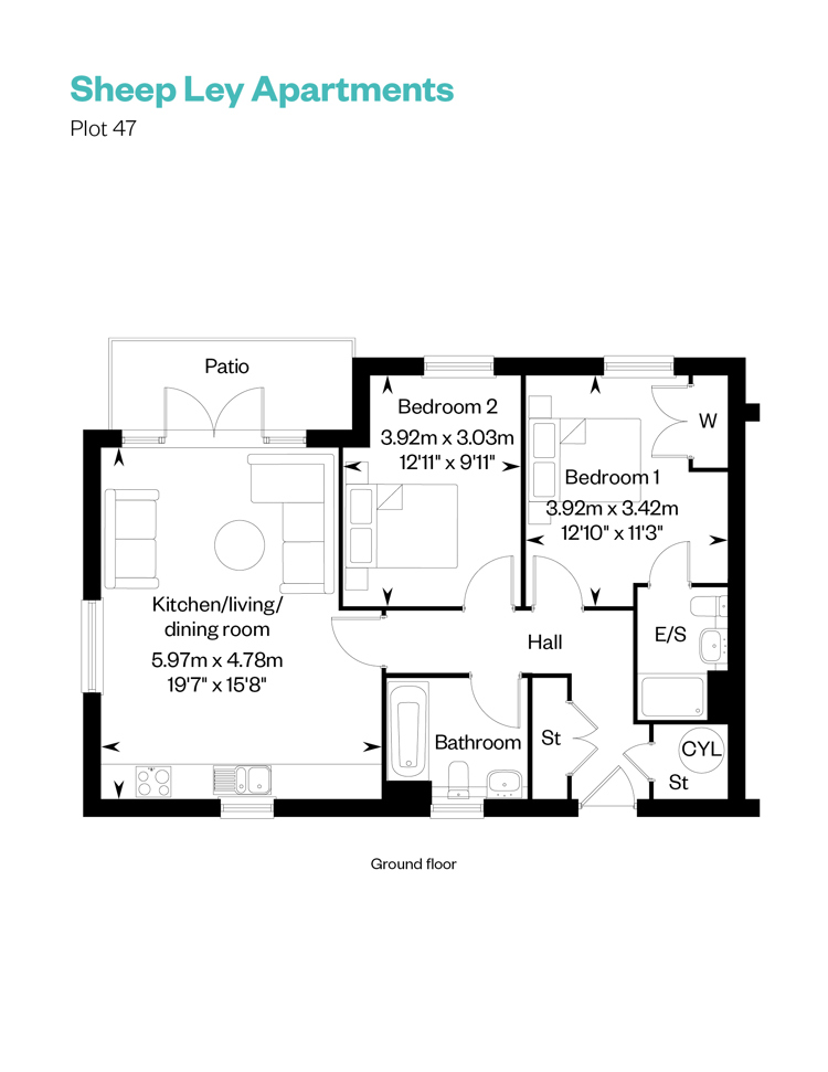 Plot 47 Sheep Ley Apartments