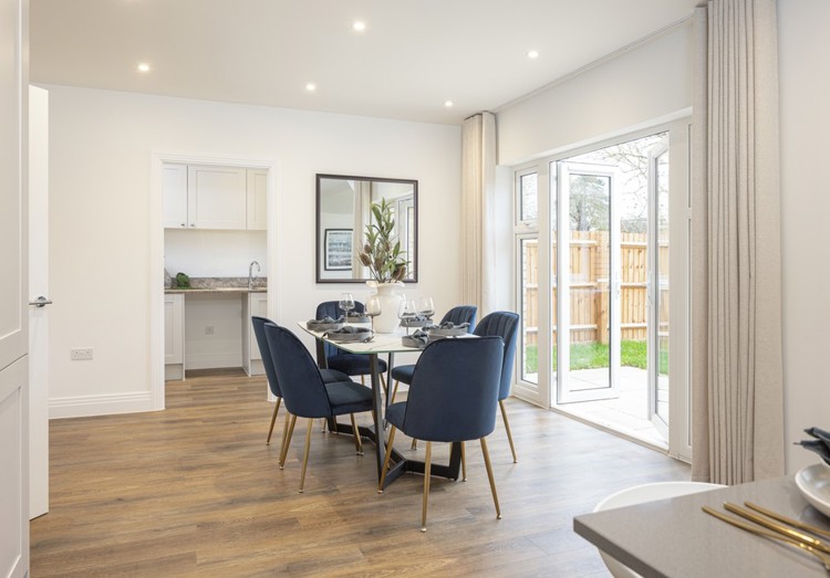 The Whitebeam, Samuel Gardens, Kitchen Dining Room