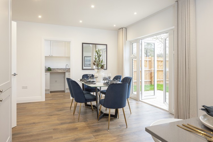 The Whitebeam, Samuel Gardens, Kitchen Dining Room