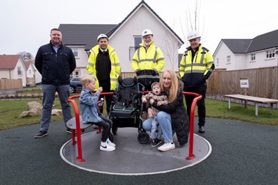 Accessible play at Kinnaird Lee