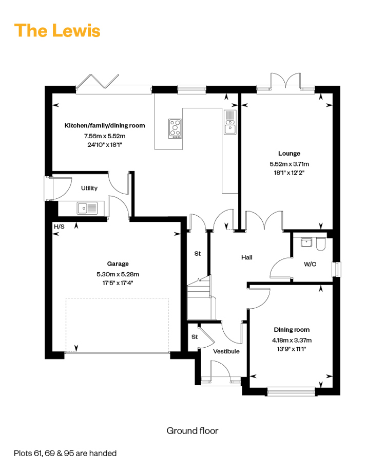 5072205 CALA WEST Lathallan Grange Floorplan Inserts Web The Lewis GF 1200X800