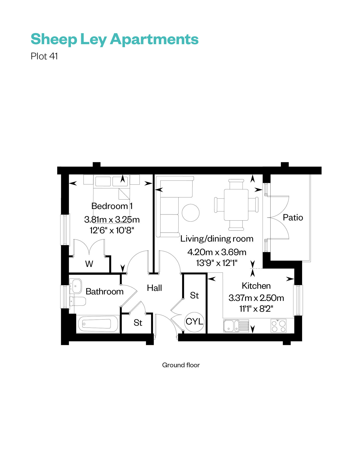 Plot 41 Sheep Ley Apartments