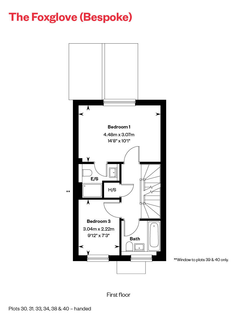 The Foxglove Bespoke FF Floor Plan Ingatestone Grove, Essex