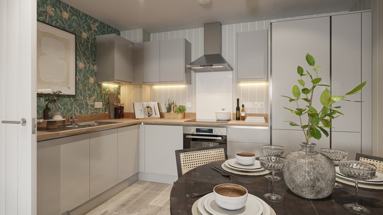 Kitchen of flat for sale in Winchester