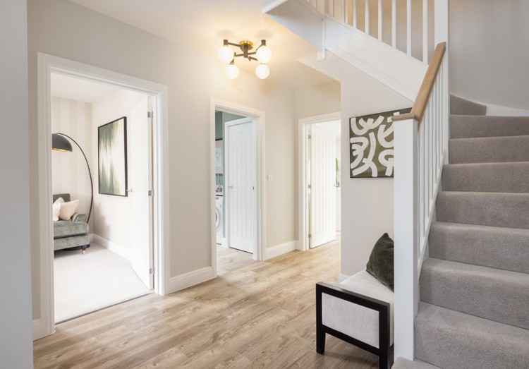 Showhome image of the Rowan at Knightwood Chase. Four bedroom home for sale in Fordingbridge
