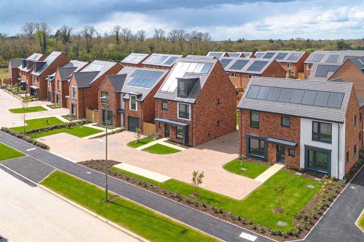 Himley Village Drone view