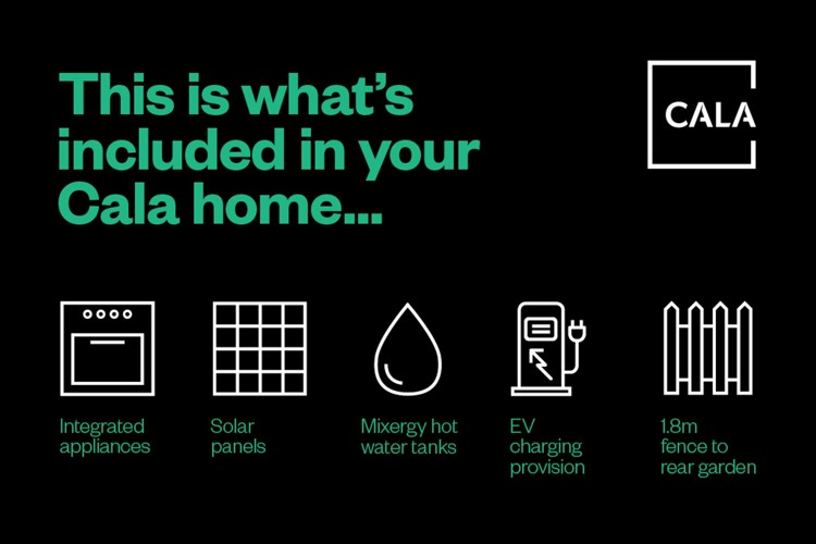 Here's what's included in your new Cala home