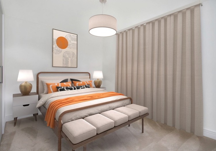 3 bedroom showhome | principal bedroom with en suite and fitted wardrobes