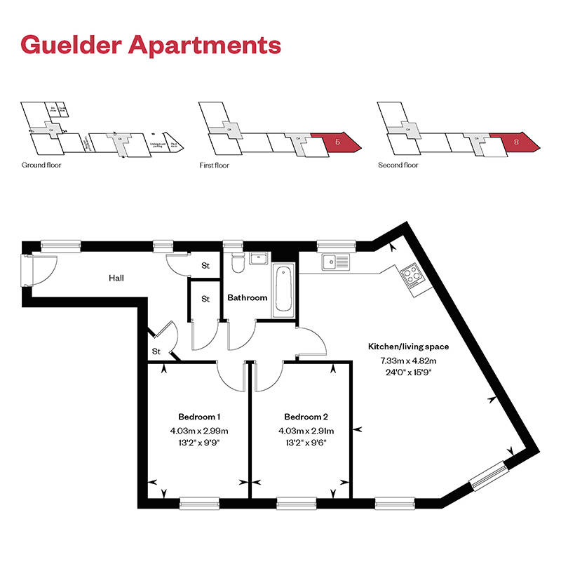 Ingatestone Grove Guelder Apartments Plot 5 8 Floorplans