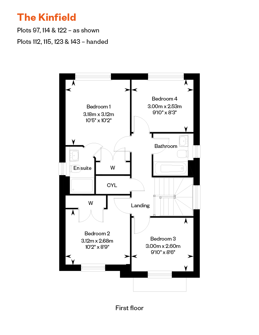The Kinfield FF ASHP Floor Plan