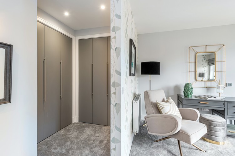 5 bedroom home for sale | impressive main bedroom with fitted wardrobes included as standard