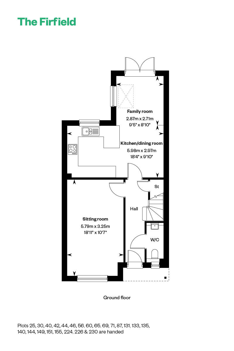 Floorplan of house for sale in Deepcut